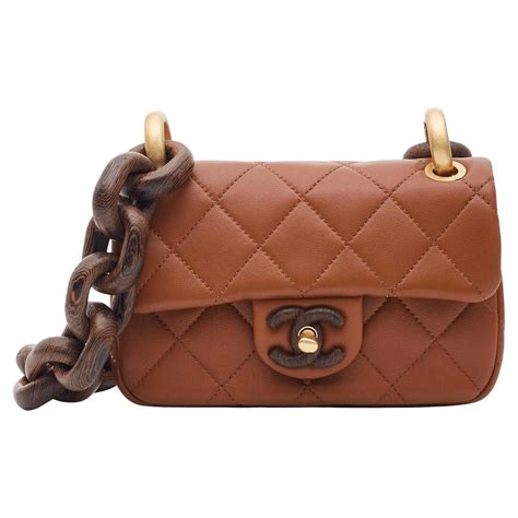 chanel wooden chain bag|authentic chanel bag.